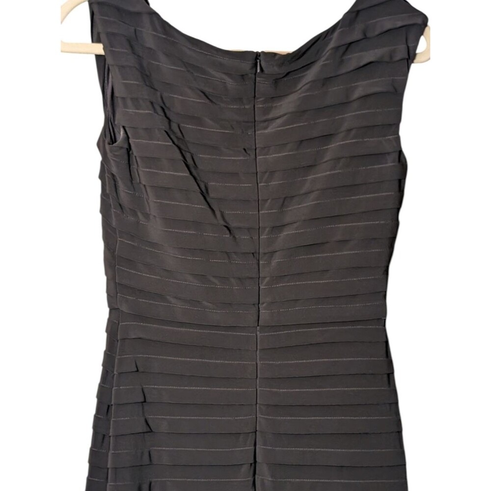 Xscape Joanna Chen sleeveless black evening gown bandage-style bodice mermaid 4 - Picture 4 of 8